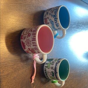 Starbucks -Been Their Series -Colorful State-Themed Mini Mugs Set